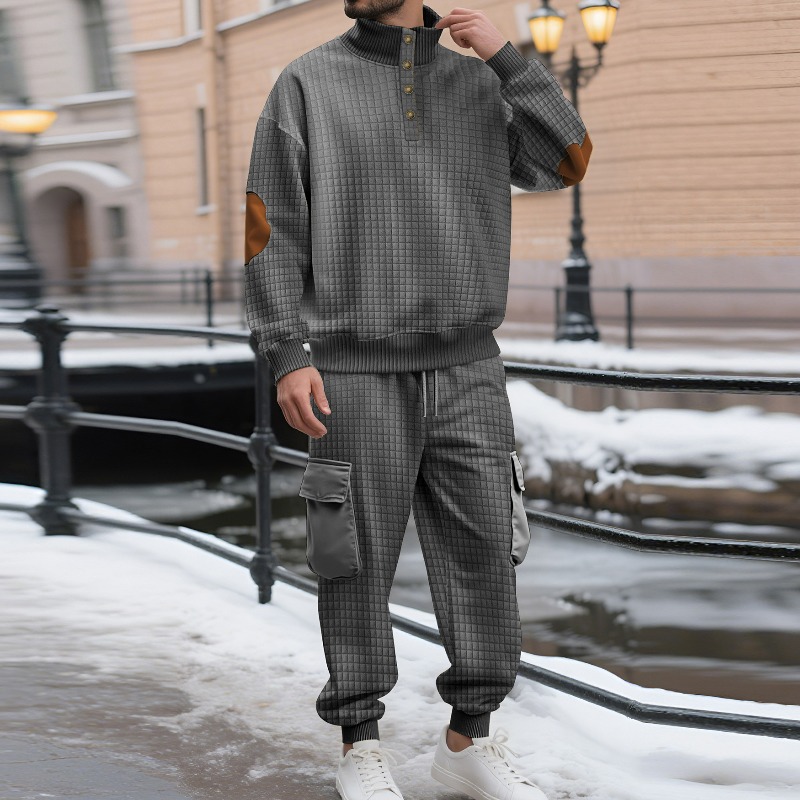 Mens Fashion Cargo Pants - طقم سترة رياضية للرجال من KIDWHXR