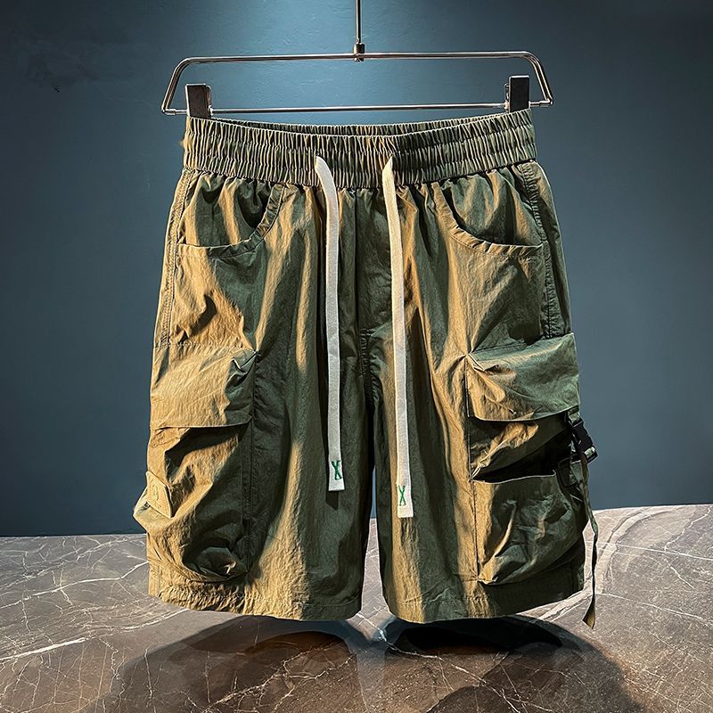 Mens Fashion Cargo Pants - شورت برمودا البضائع الرجالي الصلبة مرونة