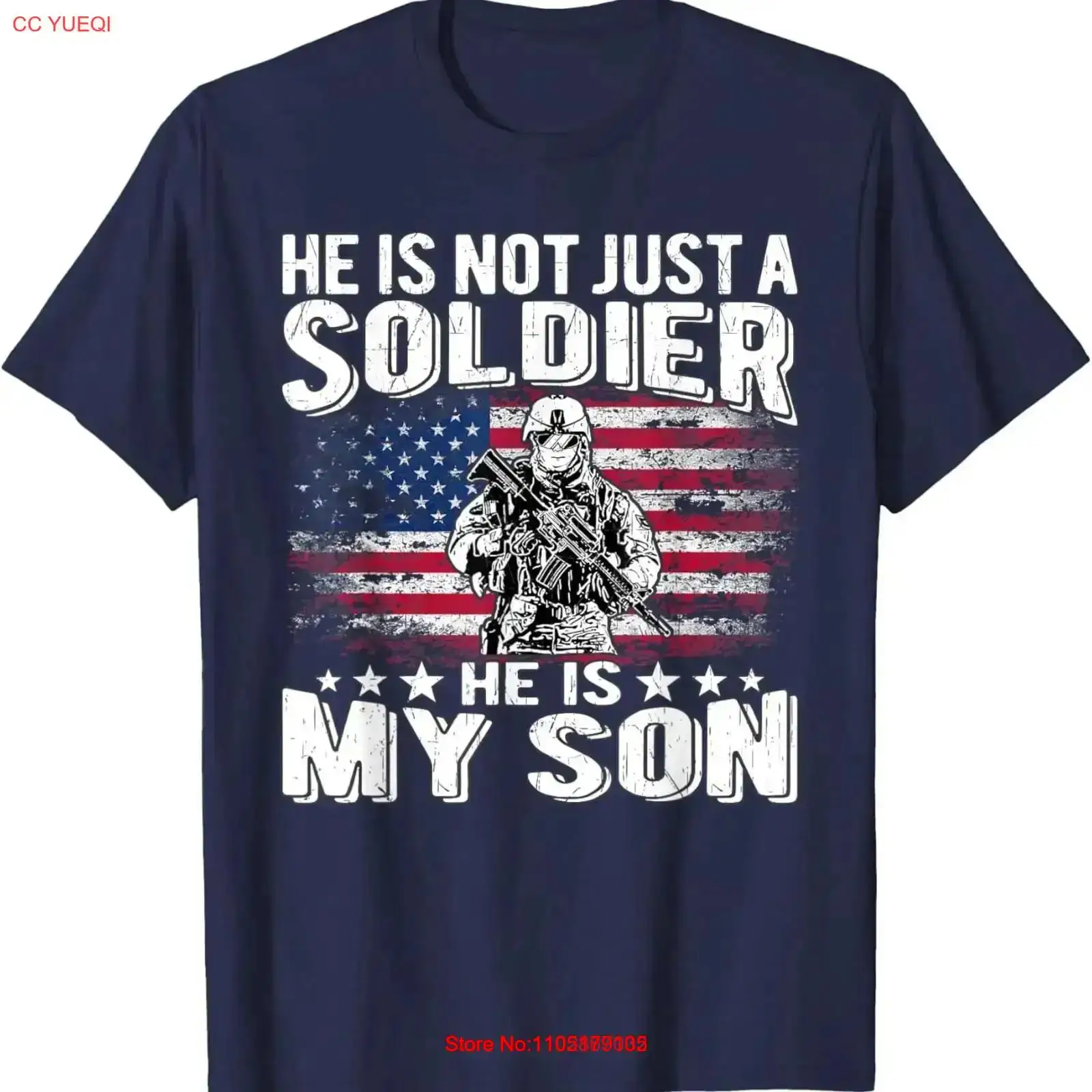 Military Shirt Men - إنه ليس مجرد جندي ابني فخور