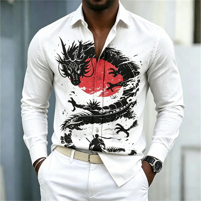 Mens Fashion Wear - قميص رجالي جديد لعام 2026 بنمط