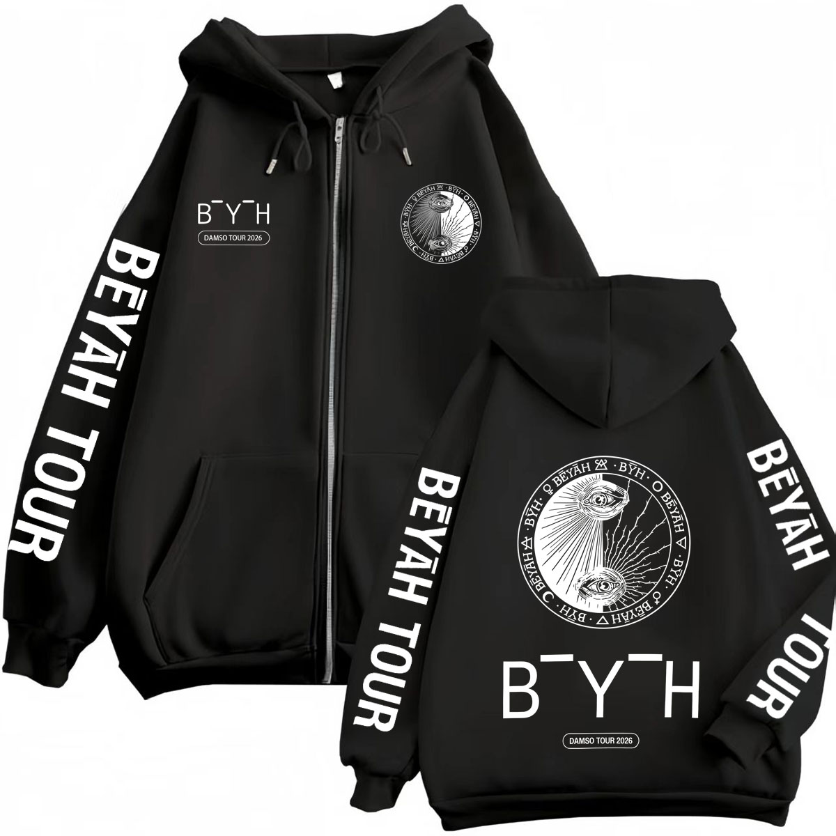 Mens Fashion Zip Up Hoodies - هودي بسحاب من مجموعة دامسو بيا