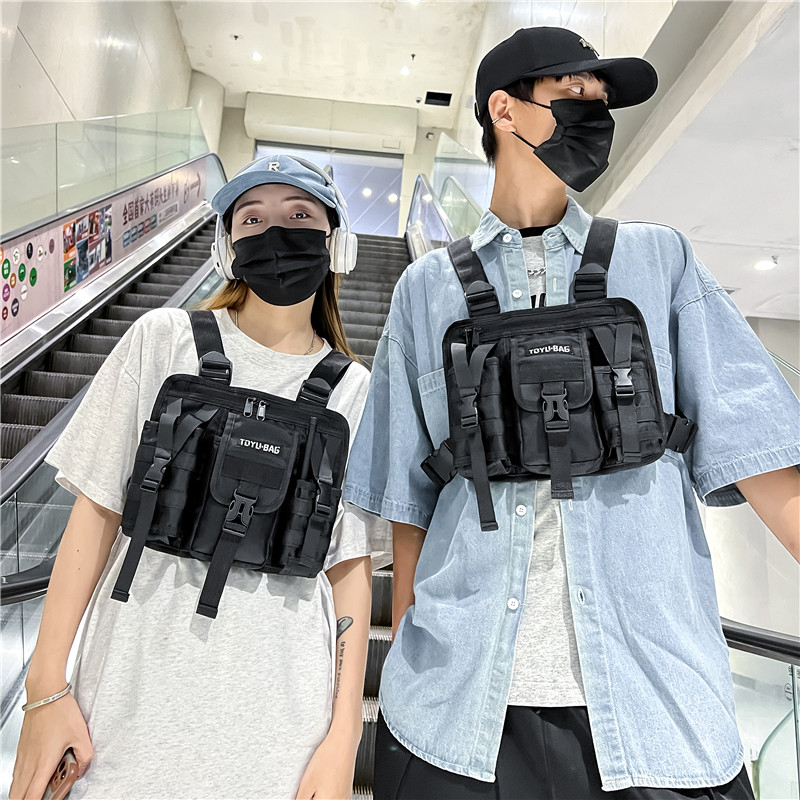 Tactical Vest Men - الهيب هوب الشارع الشهير السيدات حقيبة