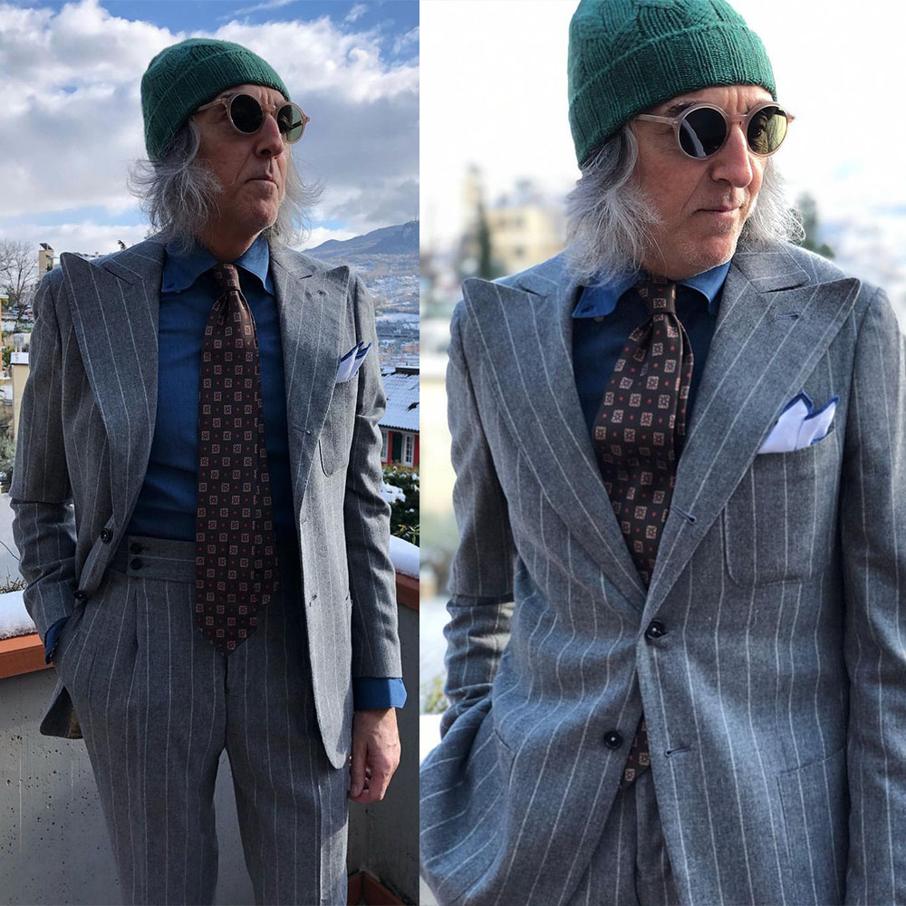 Mens Fashion Trajes - الرجال البدلة شريط 2 قطع واحدة
