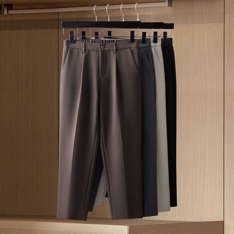 Men'S Dress Pants Fashion - بنطلون بدلة رجالي ضيق، تصميم كوري