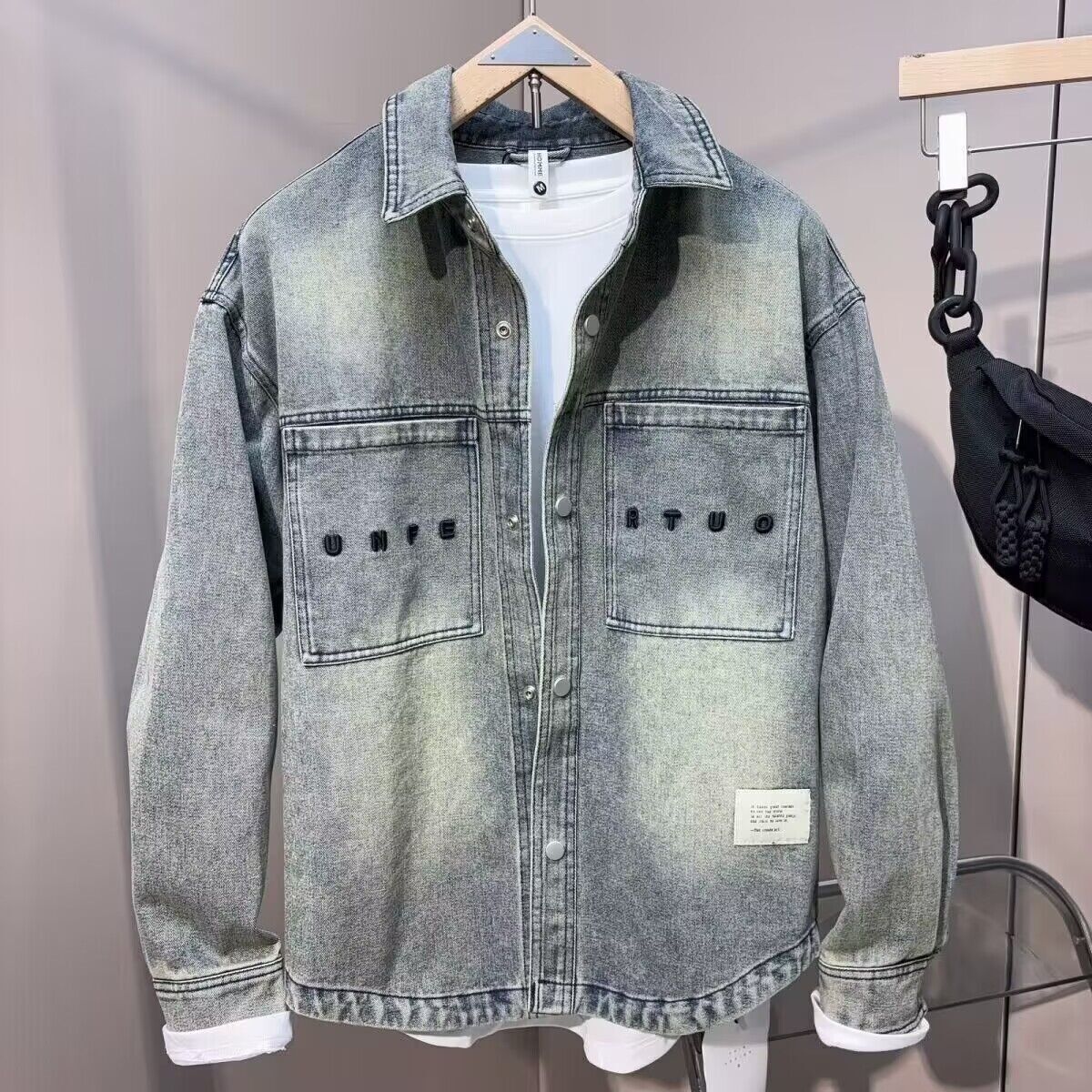 Jeans Shirt Fashion For Men - خمر نظيفة صالح ربيع الخريف كاوبوي