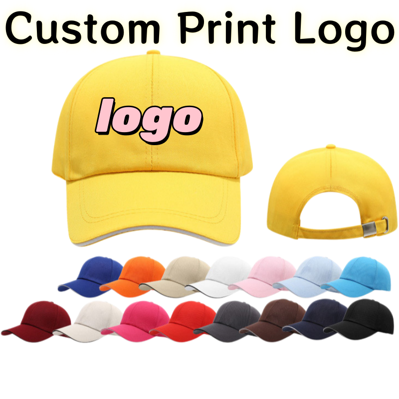 Men'S Fashion With Hat - قبعة بيسبول مخصصة مطبوعة بشعار من