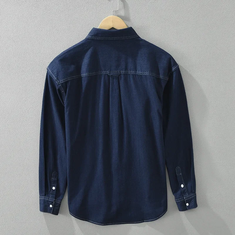 الكورية أزياء الرجال قمصان جين - مراجعة Jeans Shirt Fashion For Men وسعره