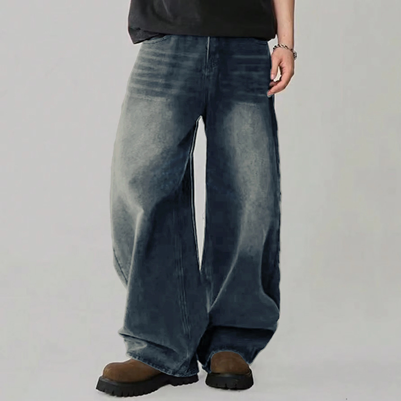 جينز رجالي واسع الساق بتصميم أ - مراجعة Men'S Fashion Nova Jeans وسعره