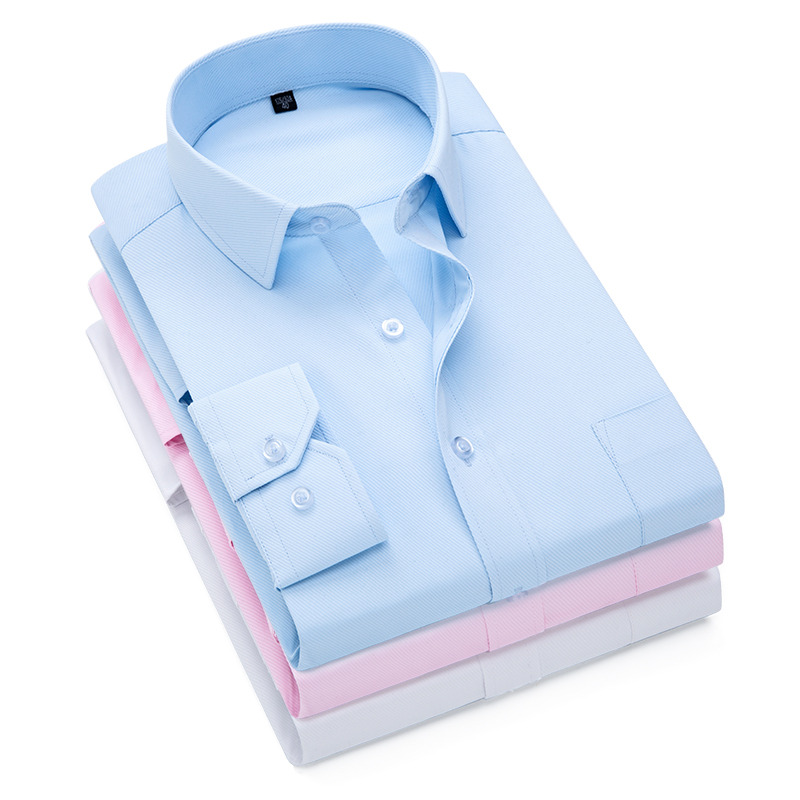 الوردي الأبيض الأزرق حك الرجال - مراجعة Dress Shirt Non-Iron وسعره
