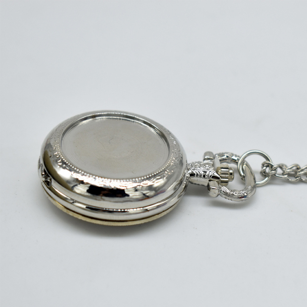 قلادة ساعة جيب معدنية عتيقة مخ - مراجعة Men'S Fashion Jewelry وسعره