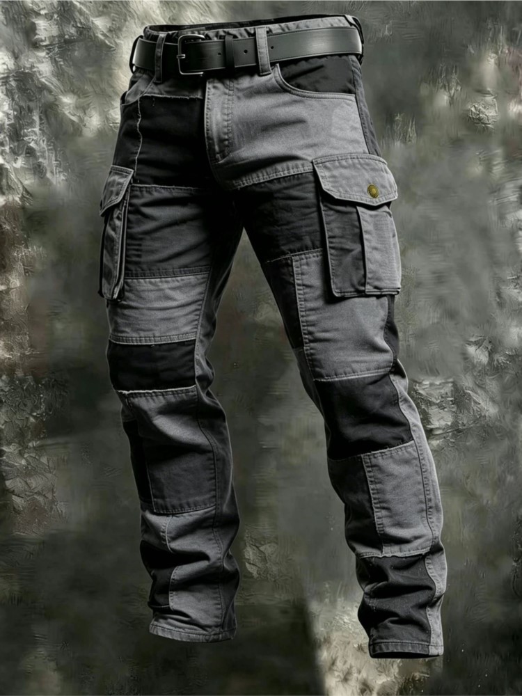 بنطلون كارجو رجالي قطني كاكي،  - مراجعة Mens Fashion Cargo Pants وسعره