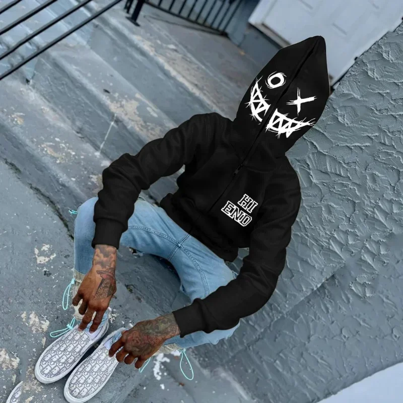 النساء الرجال Y2K موضة هوديي ر - مراجعة Mens Fashion Zip Up Hoodies وسعره
