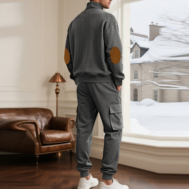 طقم سترة رياضية للرجال من KIDW - مراجعة Mens Fashion Cargo Pants وسعره