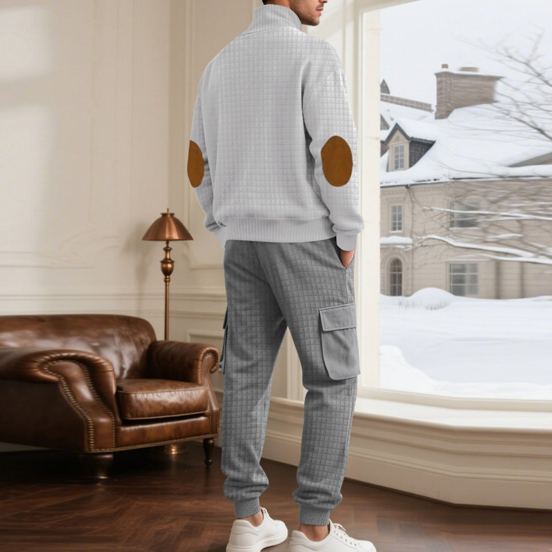 طقم سترة رياضية للرجال من KIDW - مراجعة Mens Fashion Cargo Pants وسعره