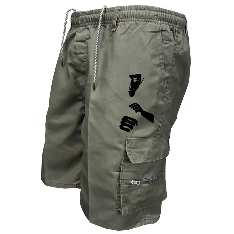 أزياء طباعة عمال السراويل الرج - مراجعة Mens Fashion Cargo Pants وسعره