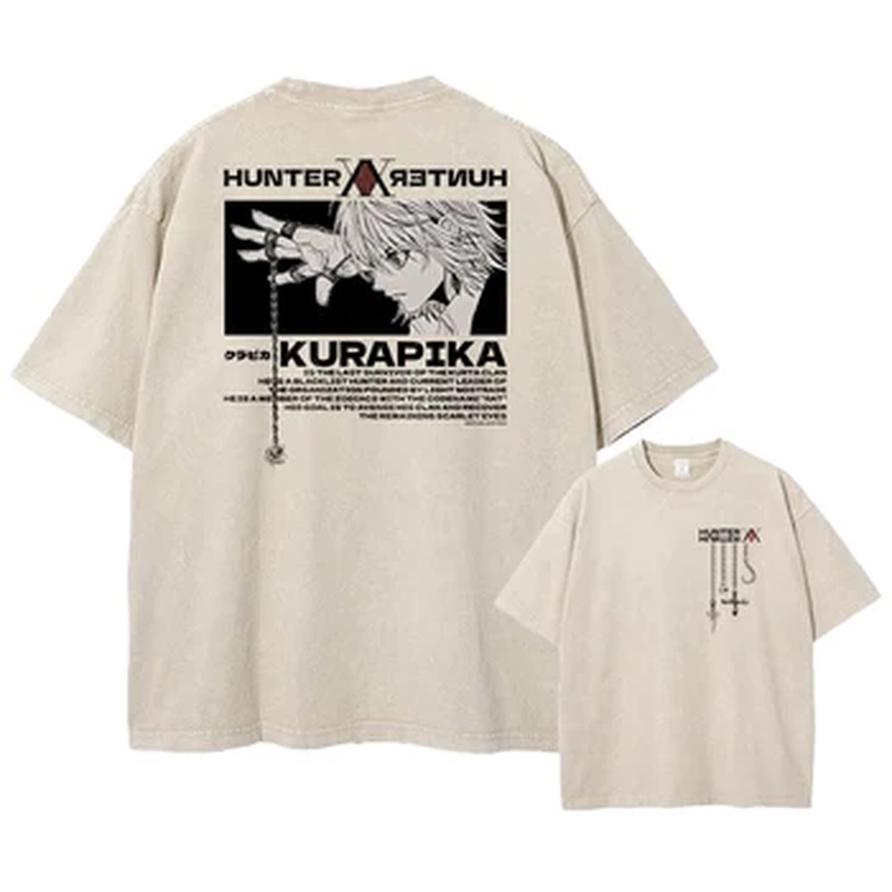 تي شيرت مانغا هنتر إكس هنتر بط - مراجعة Graphic Tee Oversized وسعره