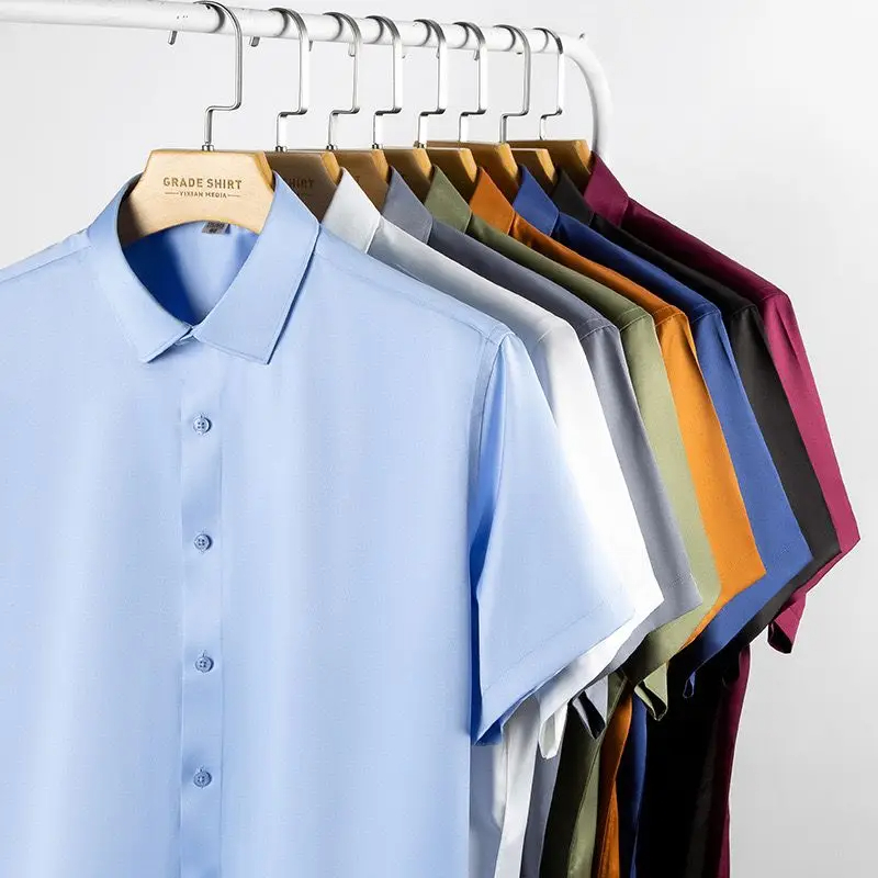 قميص رجالي بأكمام قصيرة فستان  - مراجعة Dress Shirt Non-Iron وسعره