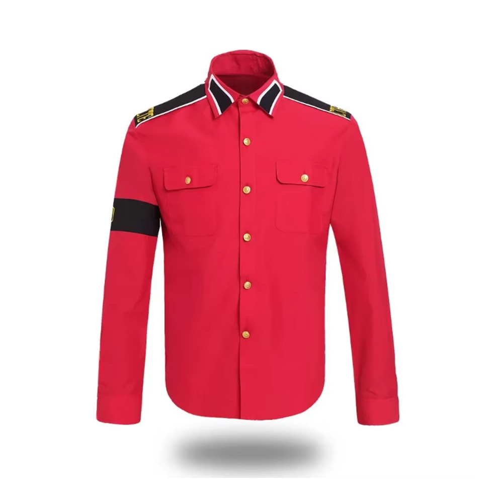 قميص مايكل جاكسون العسكري المض - مراجعة Military Shirt Men وسعره