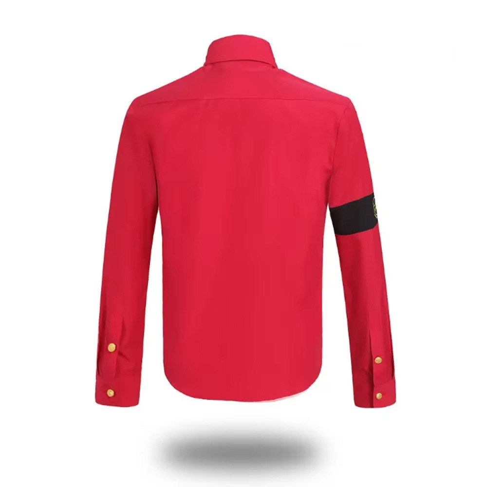 قميص مايكل جاكسون العسكري المض - مراجعة Military Shirt Men وسعره
