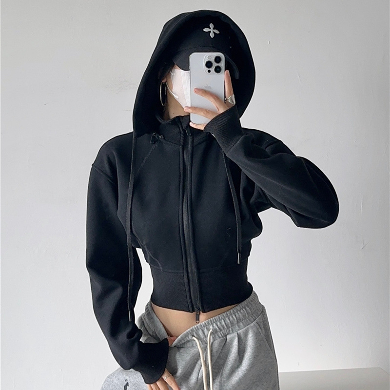 هودي نسائي قصير، سويت شيرت عصر - مراجعة Mens Fashion Zip Up Hoodies وسعره