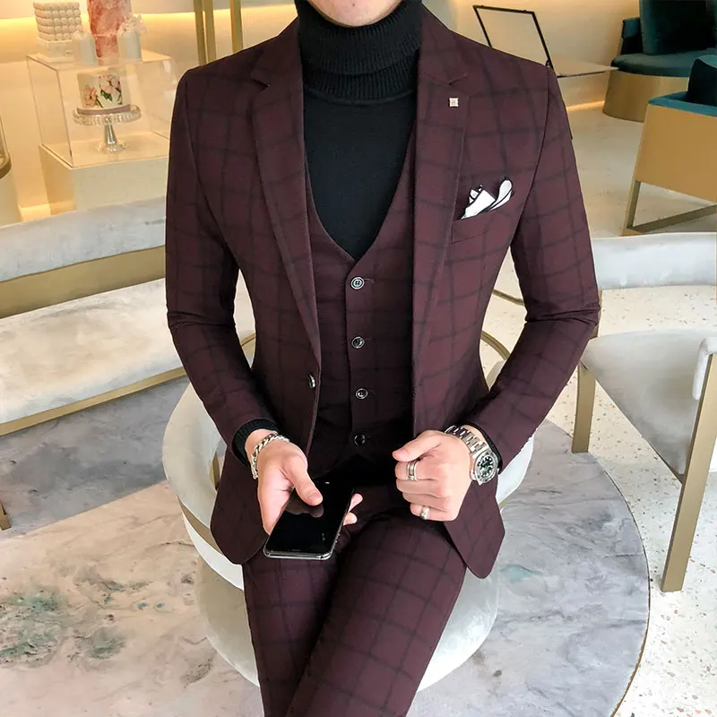 السترة و سترة و السراويل/بوتيك - مراجعة Men'S Dress Pants Fashion وسعره