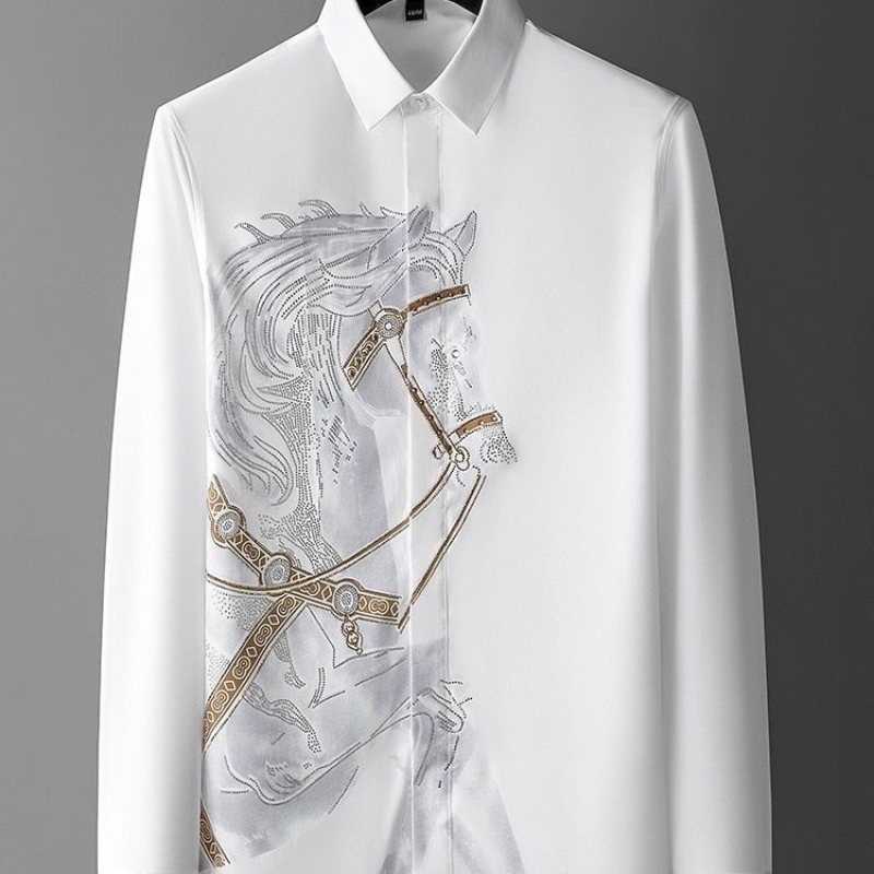 فستان قمصان بيضاء للرجال كم طو - مراجعة Dress Shirt Non-Iron وسعره