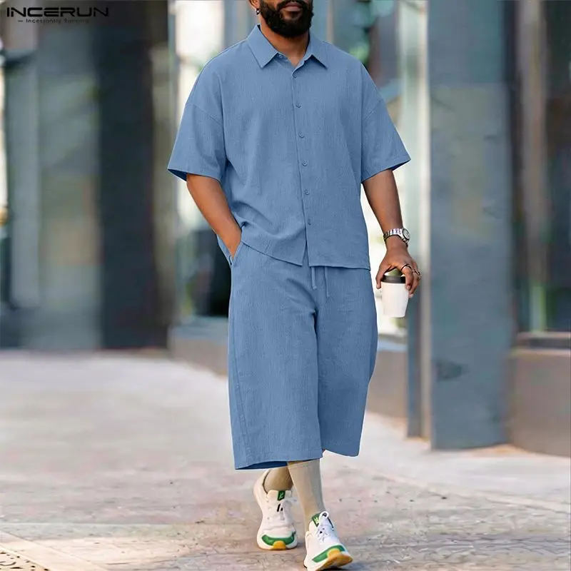 طقم رجالي من INCERUN، قميص بأك - مراجعة Men'S Fashion For 2026 وسعره