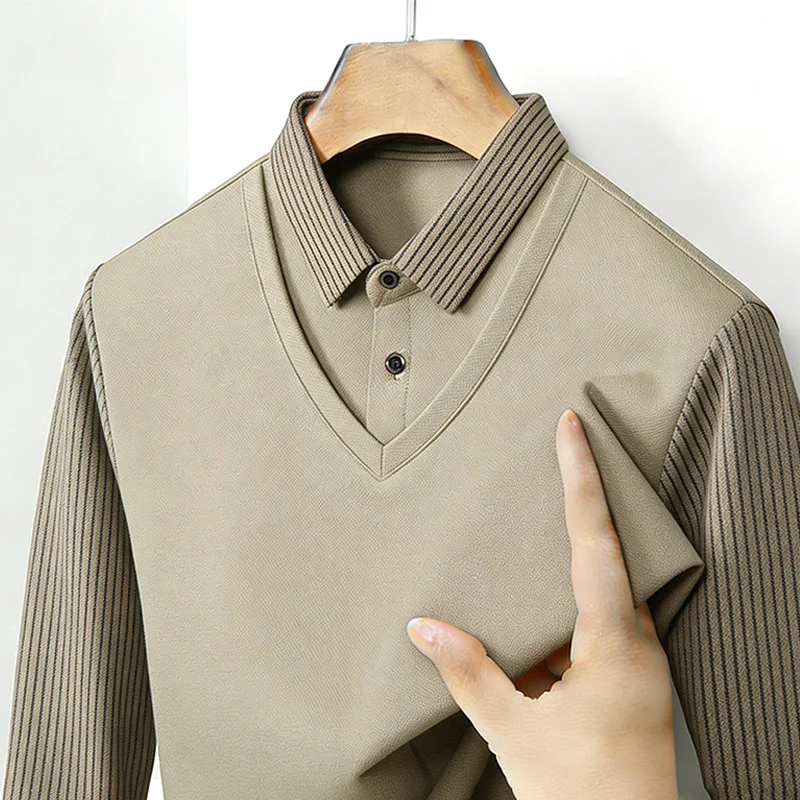 قميص رجالي بياقة مزدوجة وهمية، - مراجعة Mens Fashion Wear وسعره