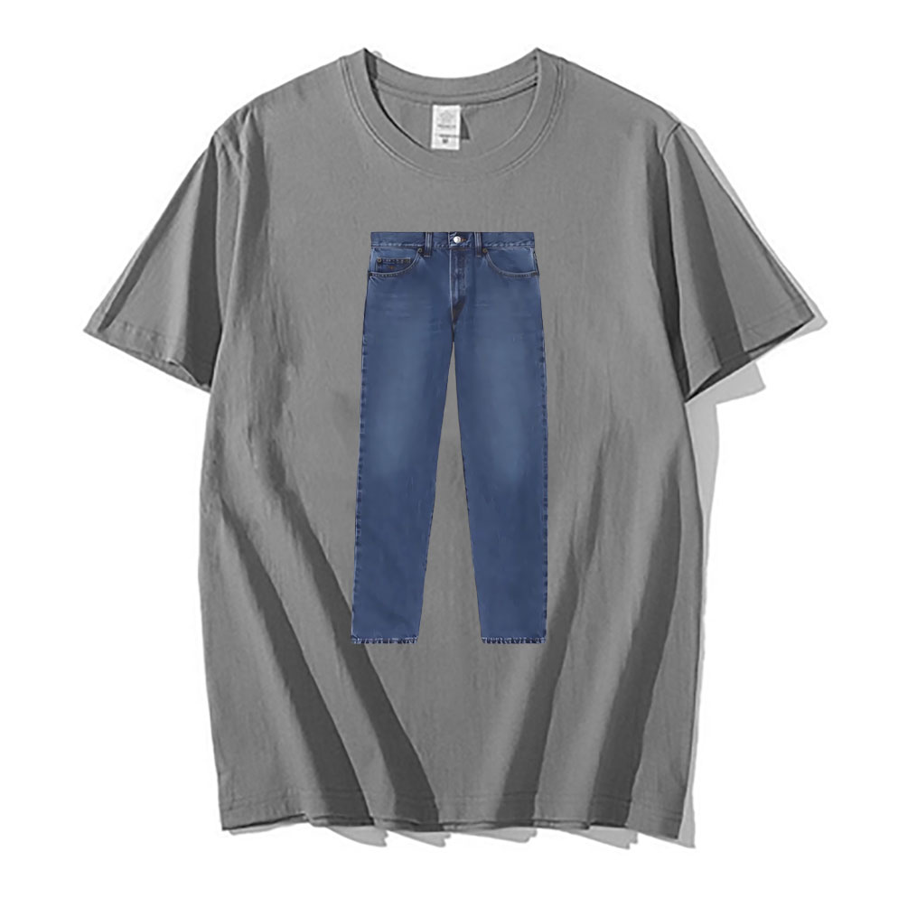 مضحك الجينز نكتة ميمي التي شير - مراجعة Jeans Shirt Fashion For Men وسعره