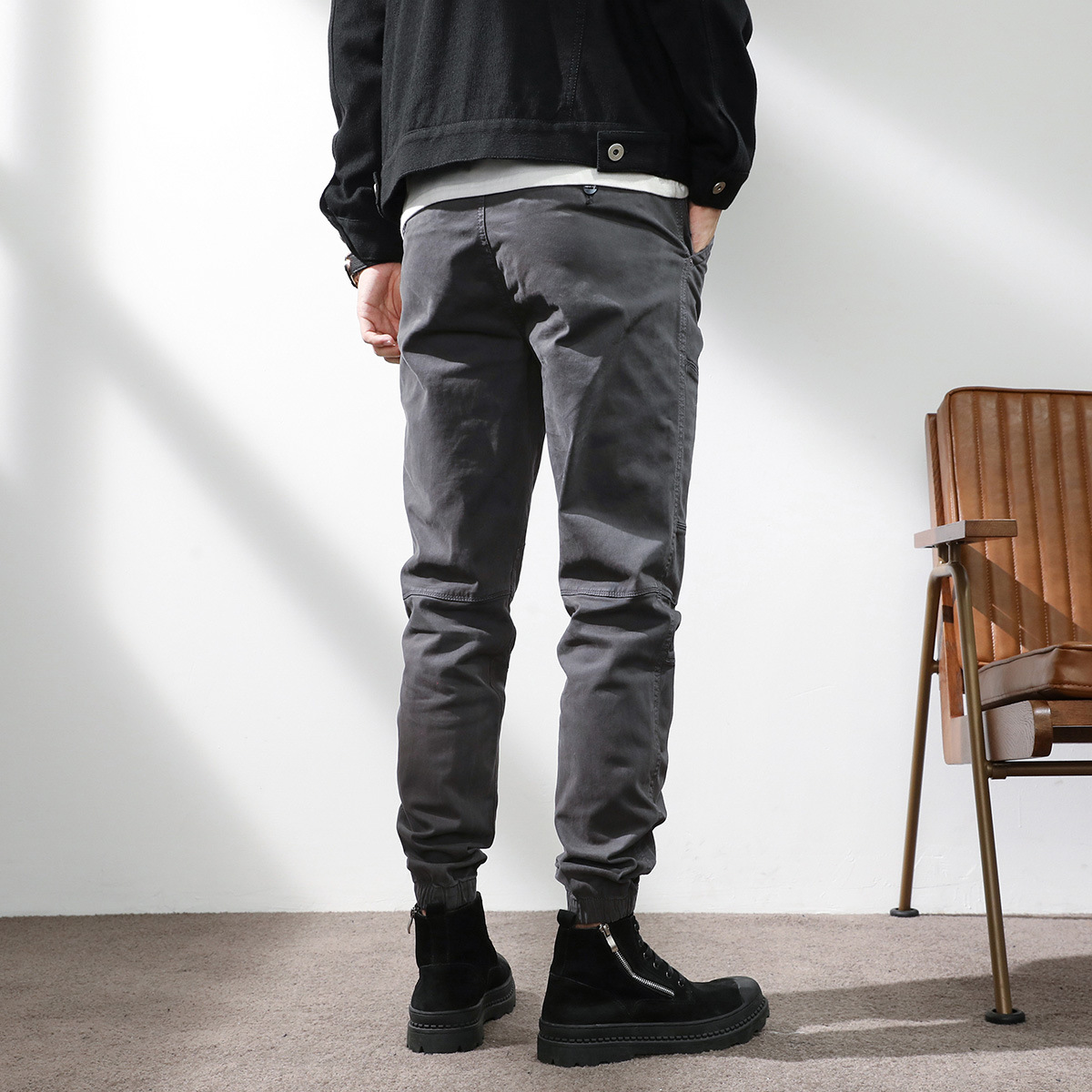 النمط الأمريكي موضة جديدة للرج - مراجعة Mens Fashion Cargo Pants وسعره