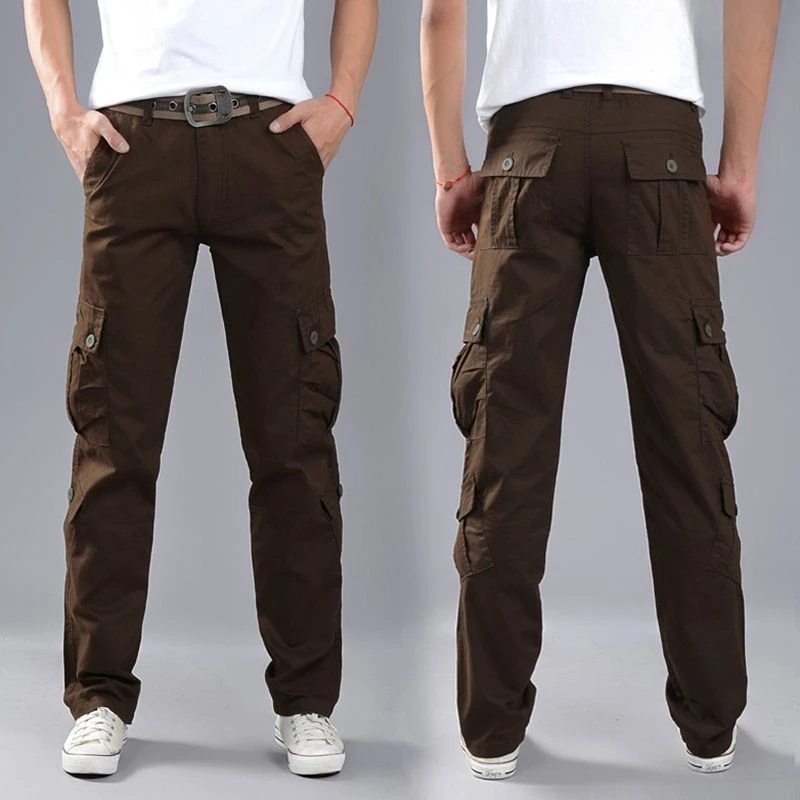 المشي لمسافات طويلة السراويل ا - مراجعة Mens Fashion Cargo Pants وسعره
