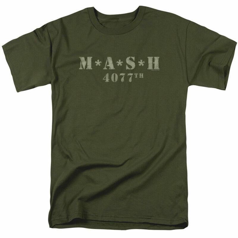 تي شيرت بشعار Mash Distressed  - مراجعة Military Shirt Men وسعره
