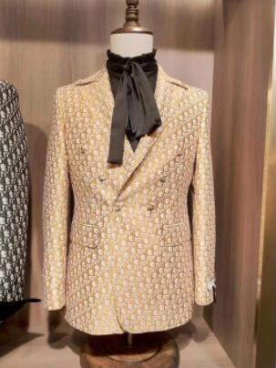 تخصيص أحدث تصميم موضة الأخضر ب - مراجعة Mens Fashion Trajes وسعره