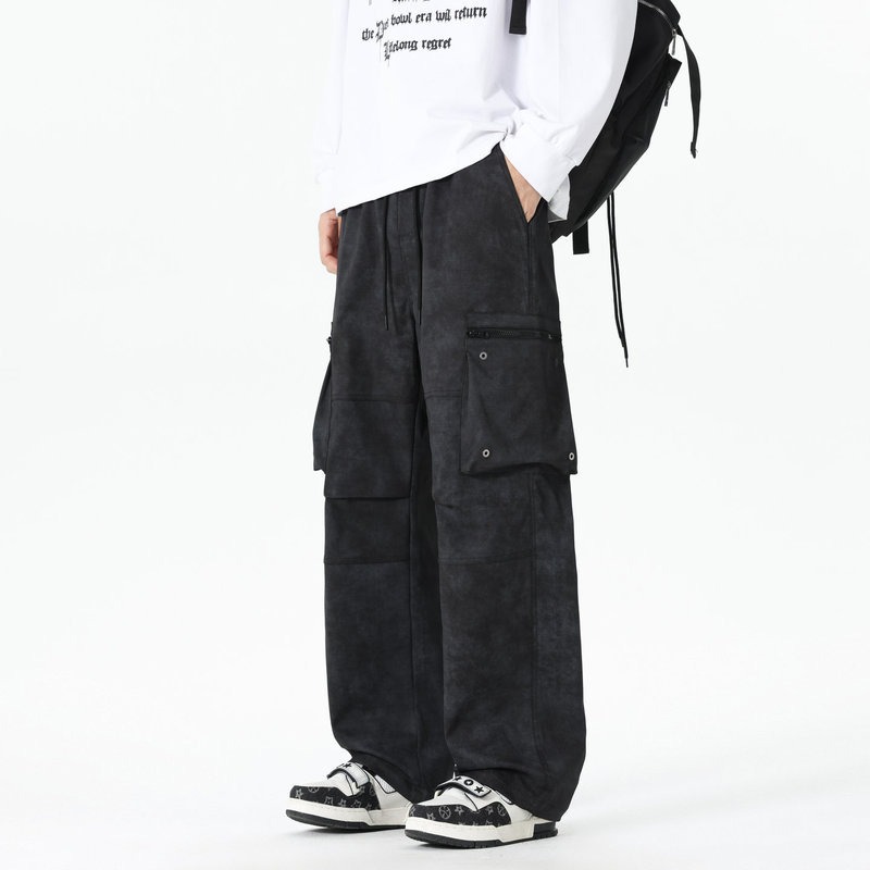 بنطال رجالي مرن عالي الخصر بجي - مراجعة Mens Fashion Cargo Pants وسعره