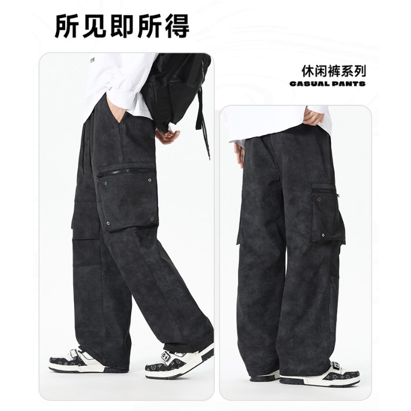 بنطال رجالي مرن عالي الخصر بجي - مراجعة Mens Fashion Cargo Pants وسعره