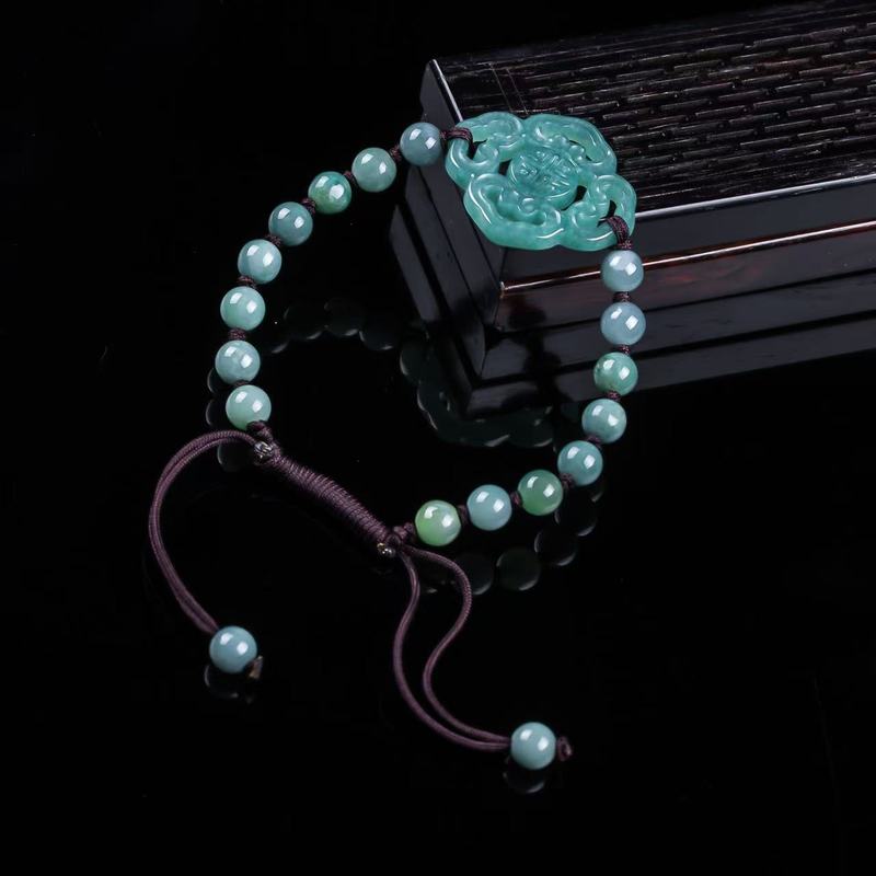 سوار من اليشم الطبيعي من الدرج - مراجعة Men'S Fashion Jewelry وسعره