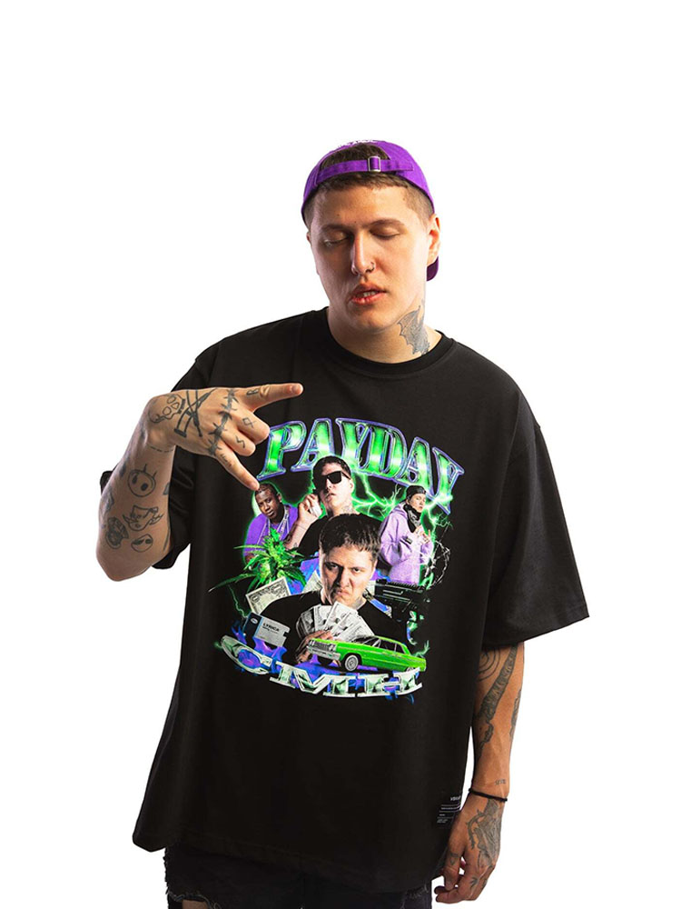 تي شيرت رجالي قطن Y2k جمالي كو - مراجعة Graphic Tee Oversized وسعره