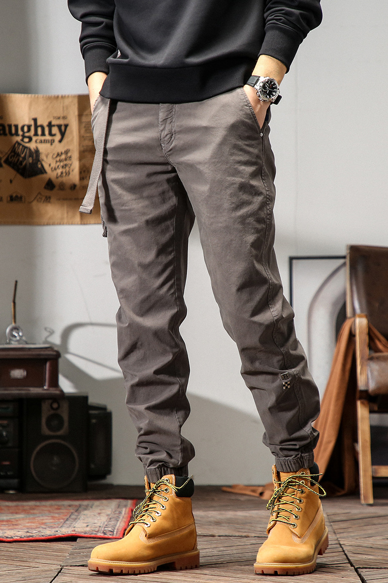 النمط الأمريكي موضة جديدة للرج - مراجعة Mens Fashion Cargo Pants وسعره