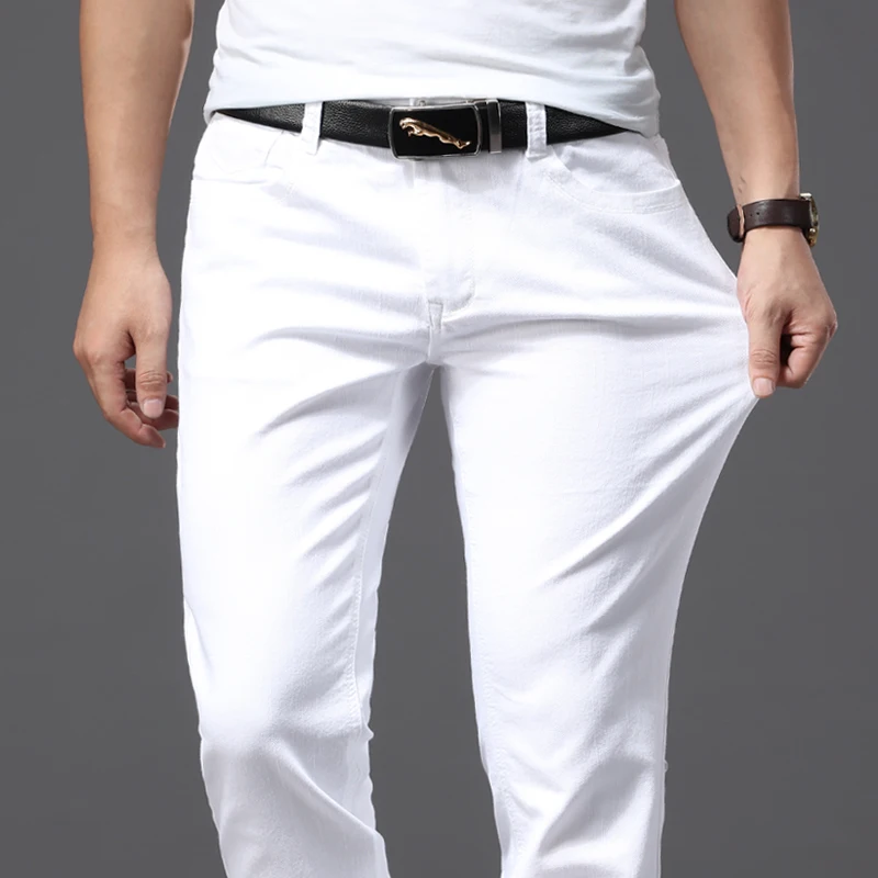 الرجال الجينز الأبيض ضئيلة مرو - مراجعة Men'S Fashion Nova Jeans وسعره
