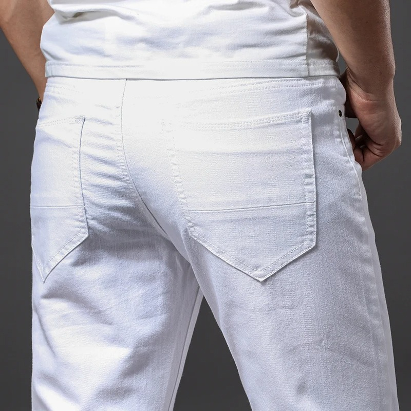الرجال الجينز الأبيض ضئيلة مرو - مراجعة Men'S Fashion Nova Jeans وسعره