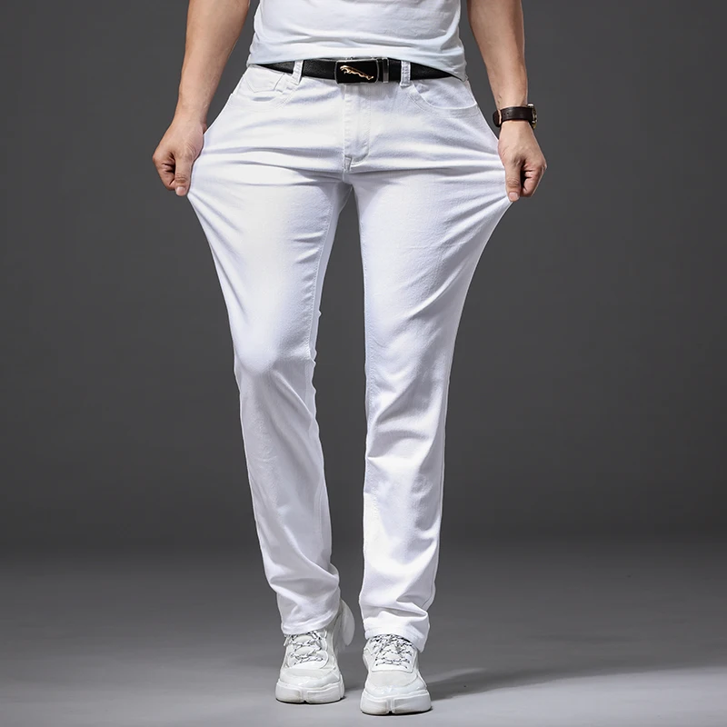 الرجال الجينز الأبيض ضئيلة مرو - مراجعة Men'S Fashion Nova Jeans وسعره