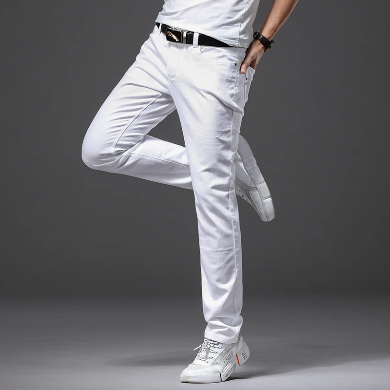 الرجال الجينز الأبيض ضئيلة مرو - مراجعة Men'S Fashion Nova Jeans وسعره