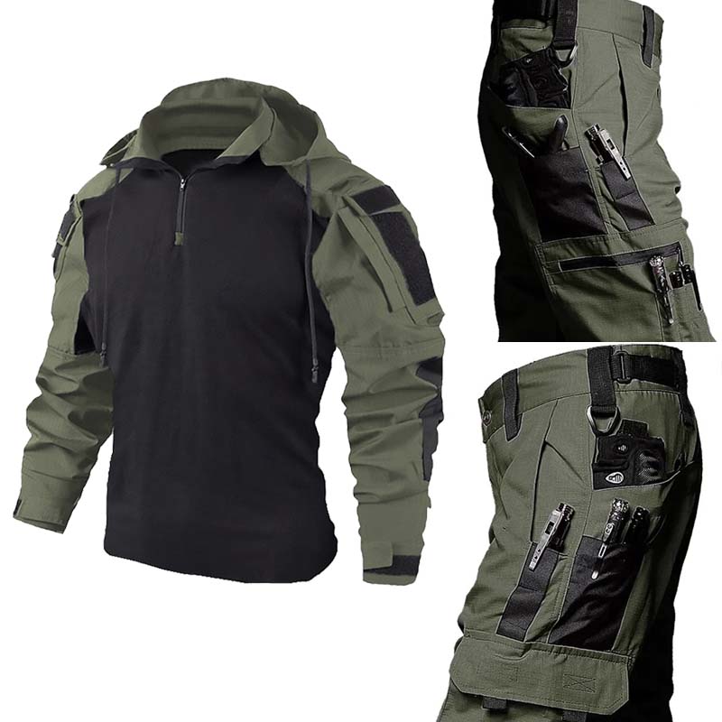 طقم قميص وبنطلون تكتيكي للرجال - مراجعة Military Shirt Men وسعره