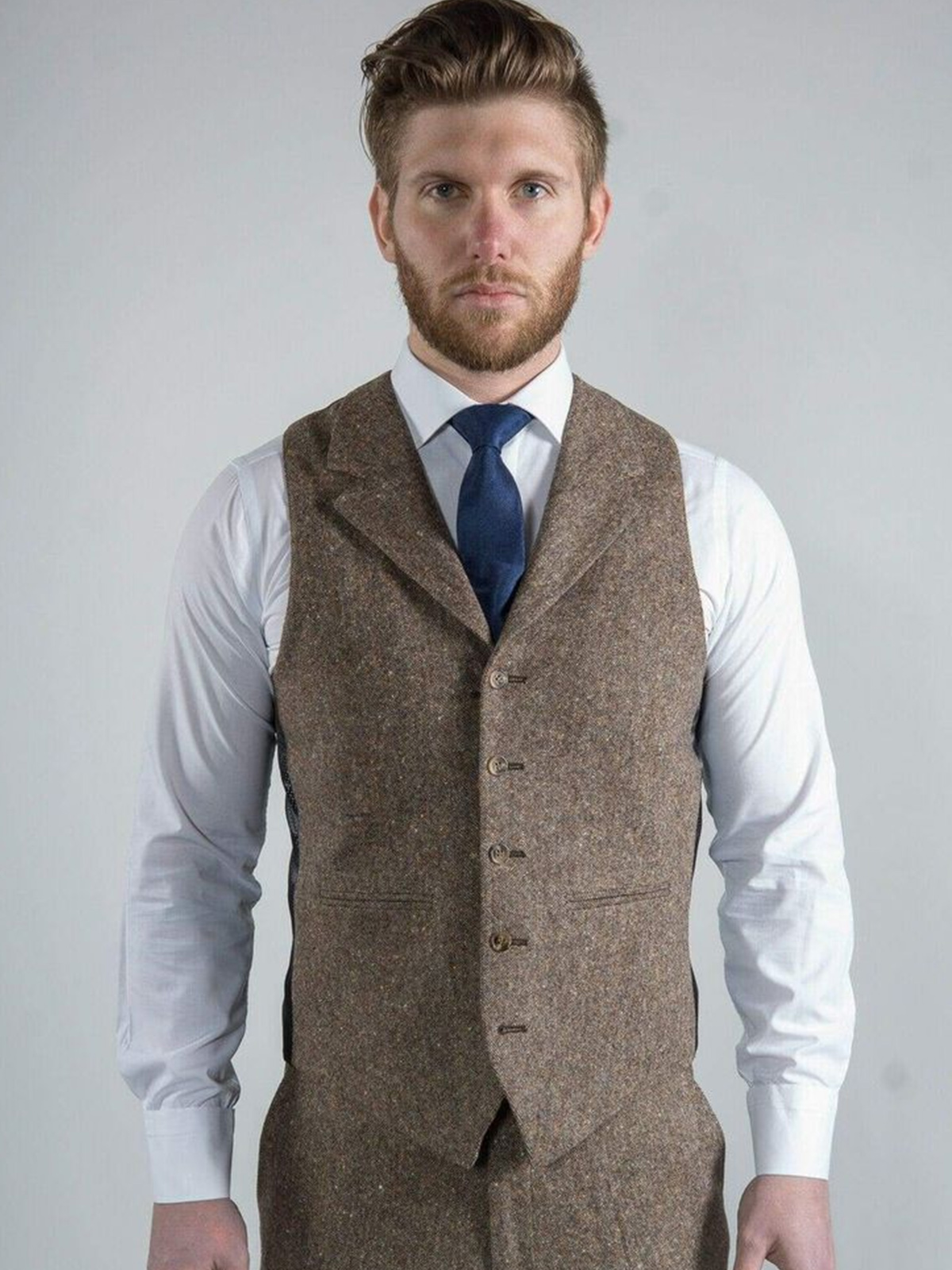بدلة تويد من ANNIEBRITNEY للرج - مراجعة Mens Fashion Trajes وسعره