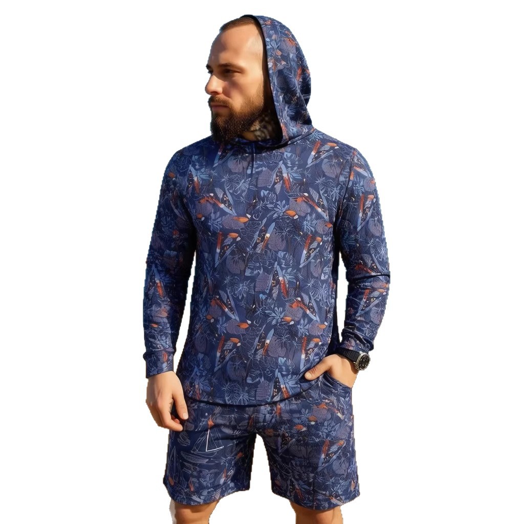طقم صيفي جديد 2026 بطبعة مموهة - مراجعة Military Shirt Men وسعره