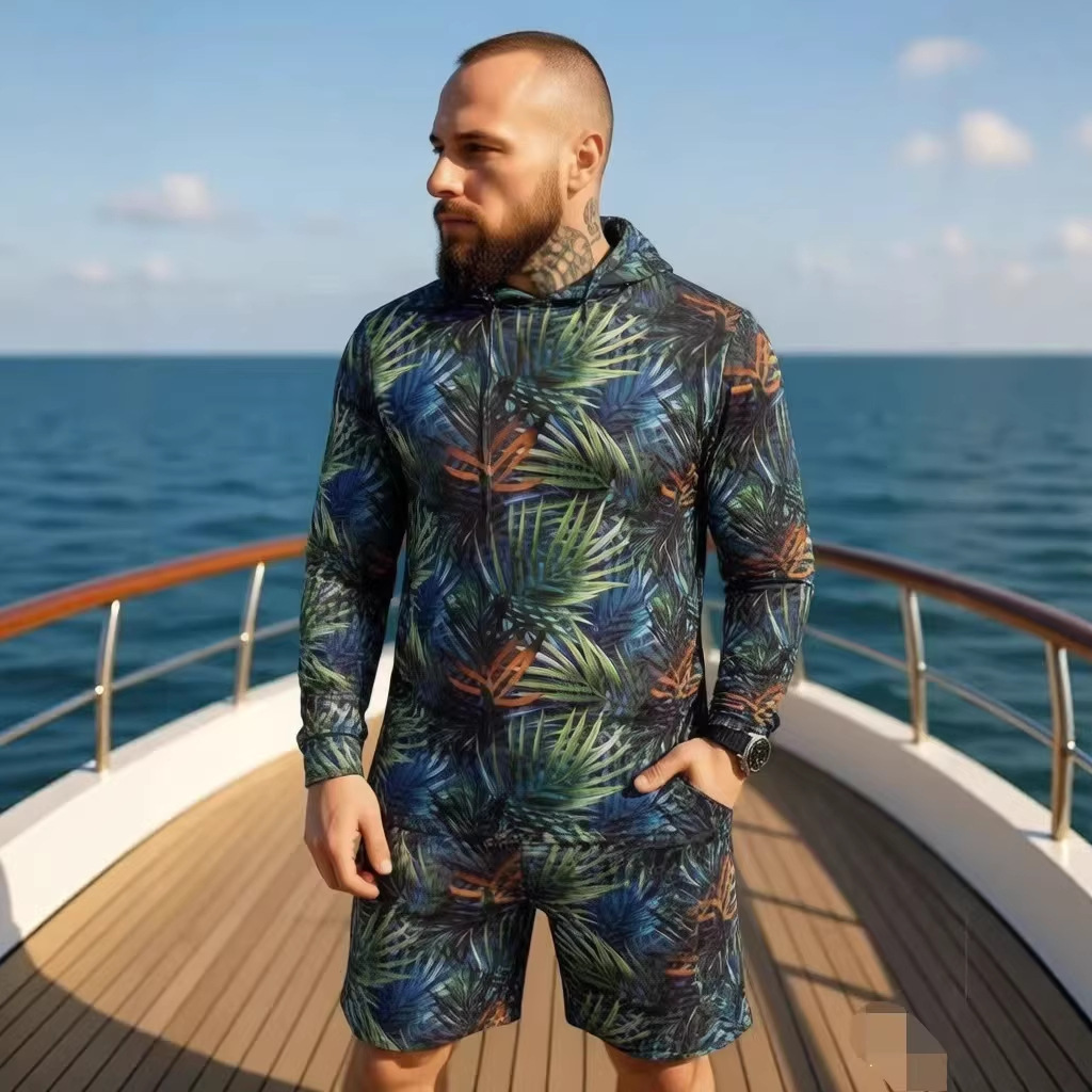 طقم صيفي جديد 2026 بطبعة مموهة - مراجعة Military Shirt Men وسعره