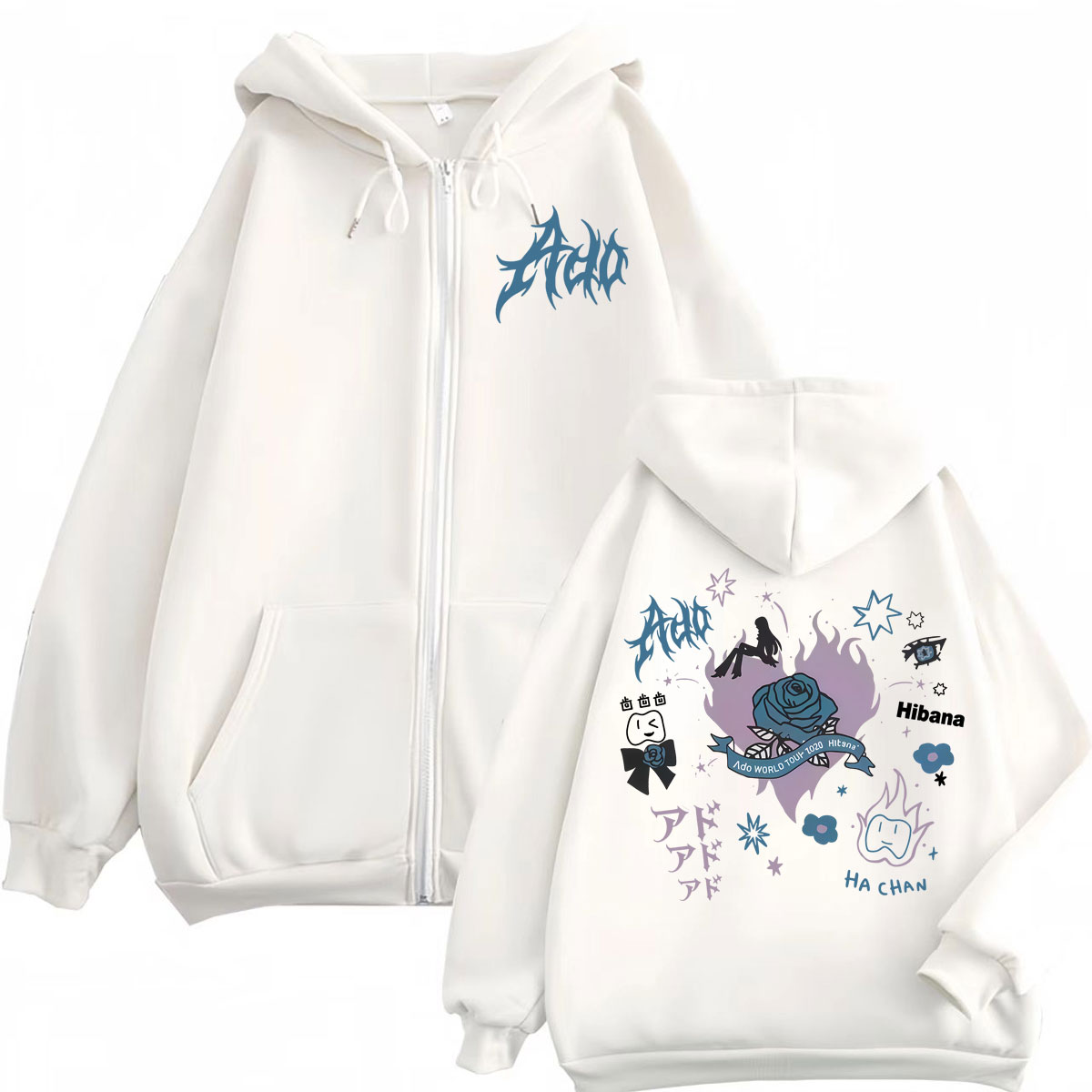 المغني أدو هيبانا جولة حول الع - مراجعة Mens Fashion Zip Up Hoodies وسعره