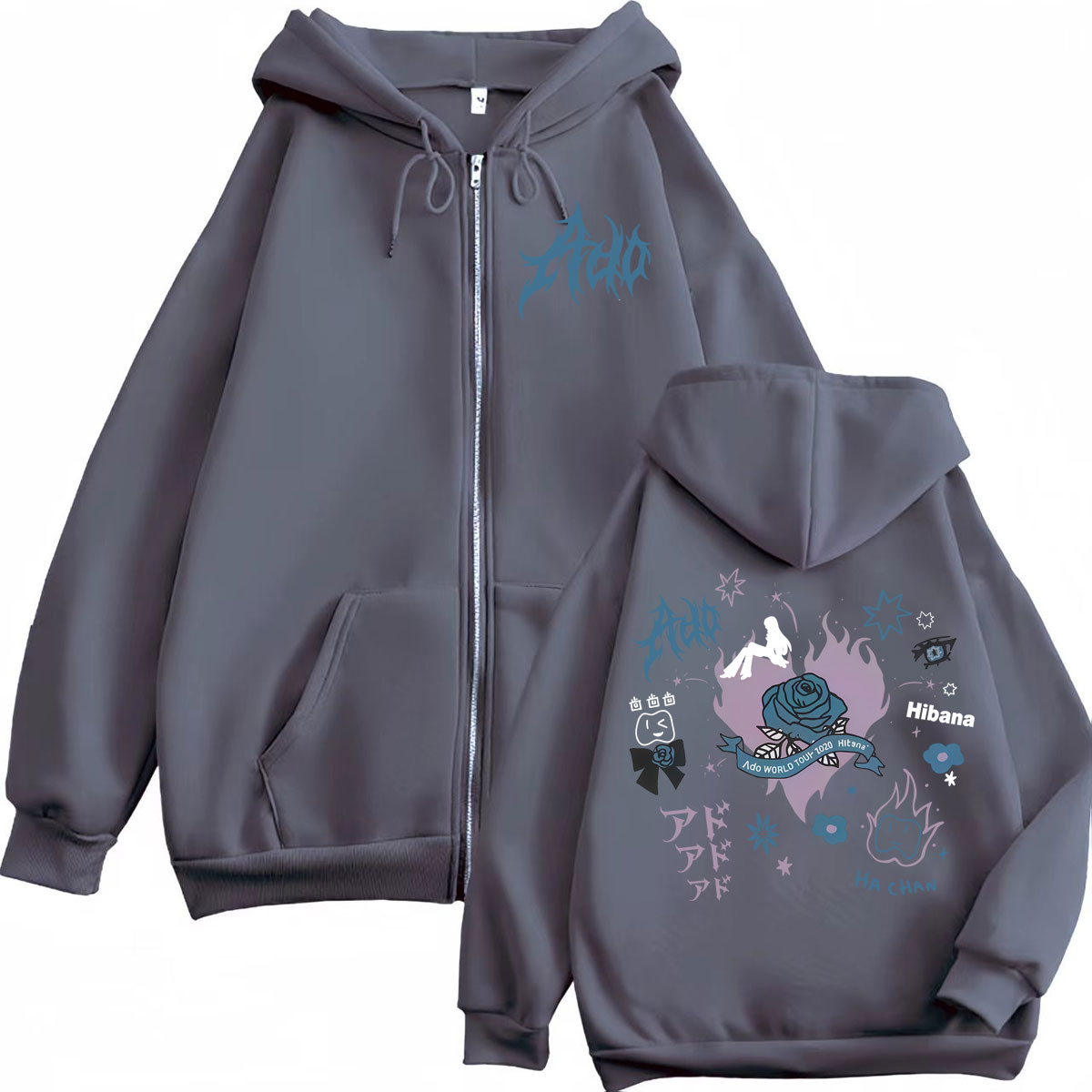 المغني أدو هيبانا جولة حول الع - مراجعة Mens Fashion Zip Up Hoodies وسعره