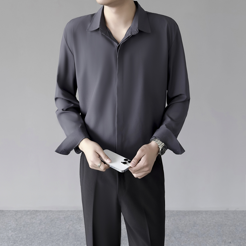 قميص رجالي ربيعي صيفي رقيق من  - مراجعة Dress Shirt Non-Iron وسعره