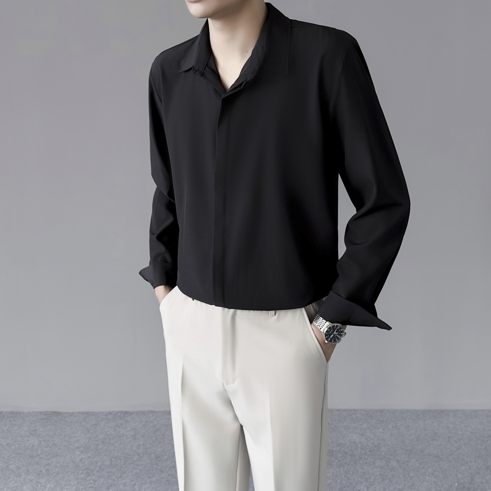 قميص رجالي ربيعي صيفي رقيق من  - مراجعة Dress Shirt Non-Iron وسعره